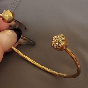 Silpada brass geometric cuff bracelet